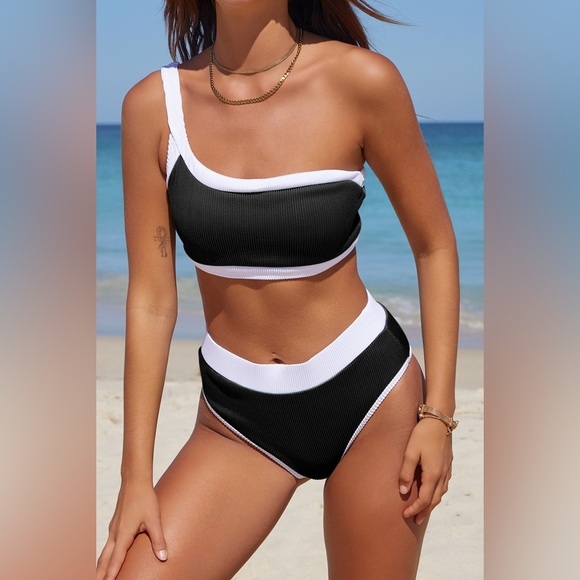 Riding Waves One Shoulder Bikini - Picture 5 of 5